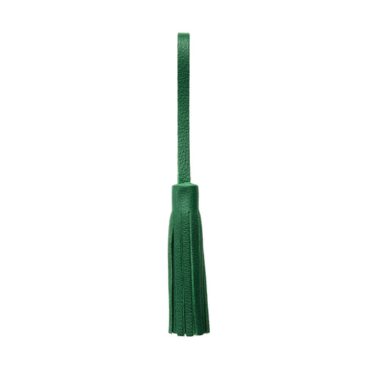 Bacalar*Large | Fringed leather tassel with leather loop