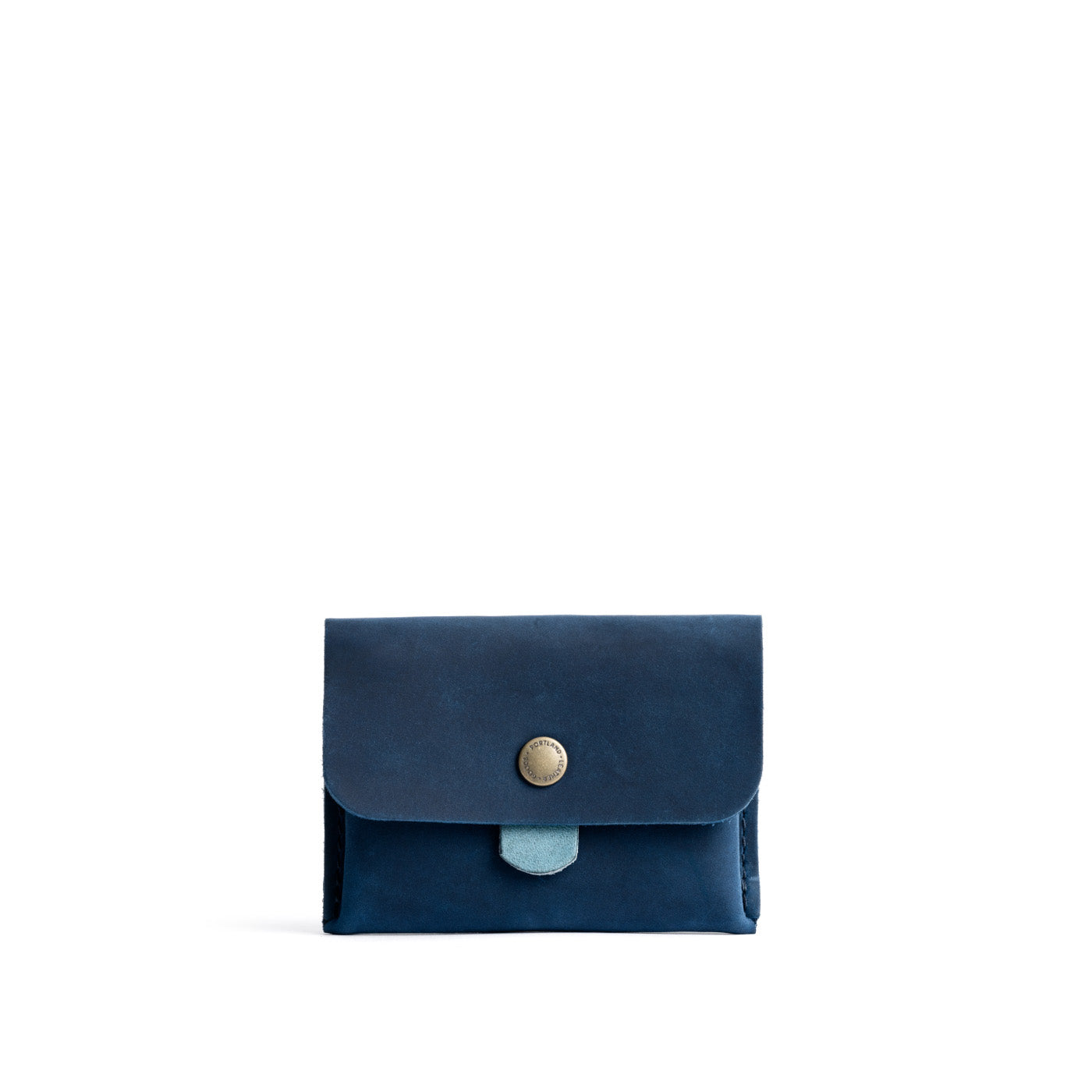 Deep Water | Envelope snap wallet with contrast pull tab