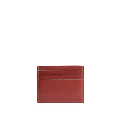 Slim wallet with three card slots and a top slot