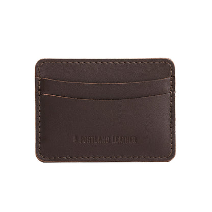 Grizzly | Minimalist leather wallet with card slots and PLG logo