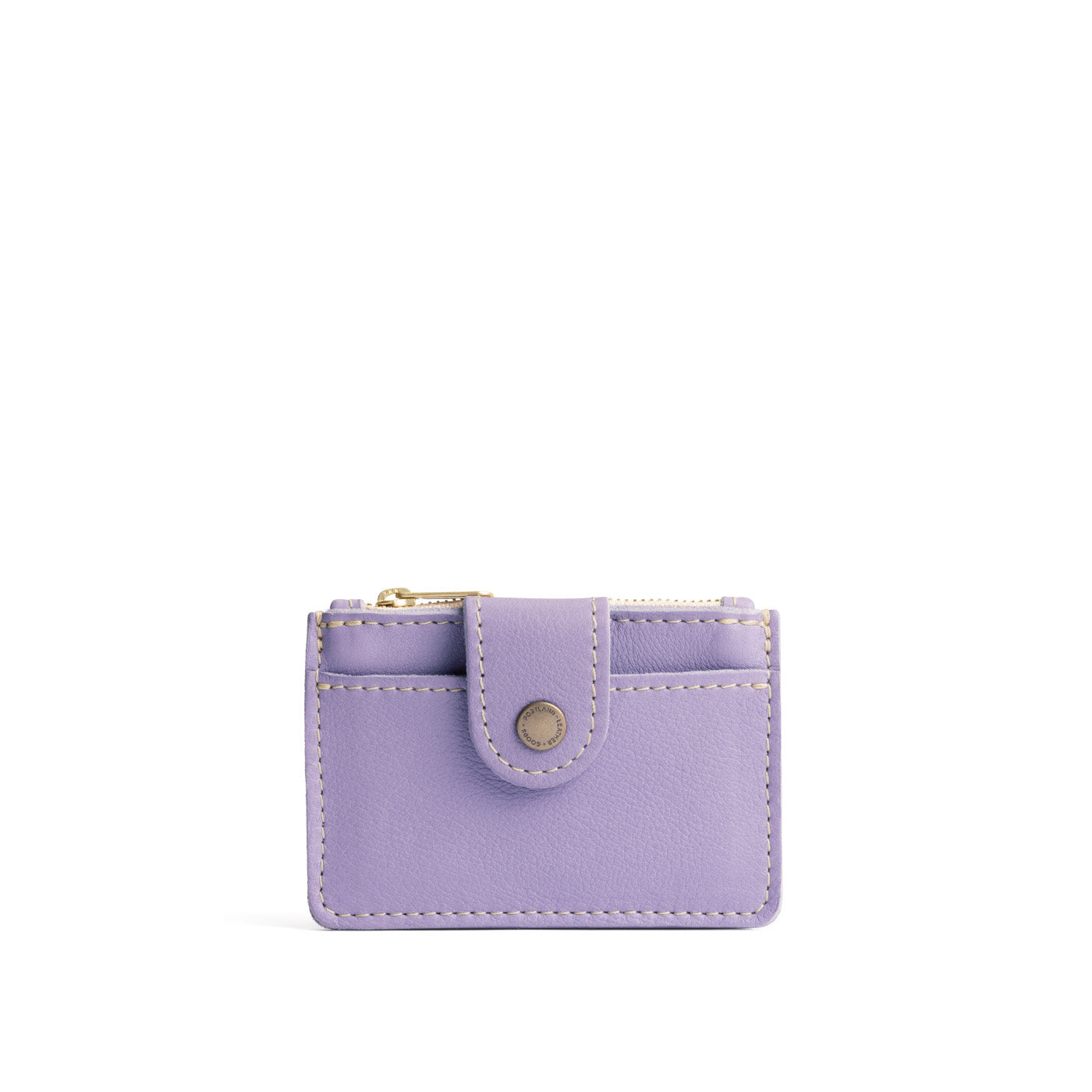 Wisteria | Compact wallet with snap closure and zippered pouch