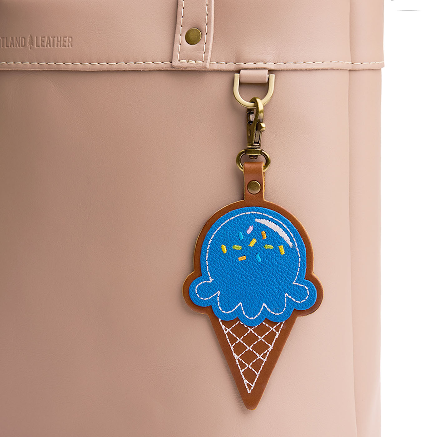 Skydive | Ice Cream Shaped Keychain with swivel clasp