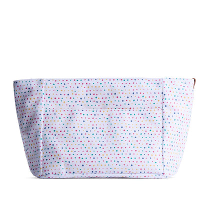 Sprinkles*Zipper*Large | Printed canvas organizer with pockets