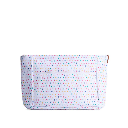 Sprinkles*Zipper*Small | Printed canvas organizer with pockets